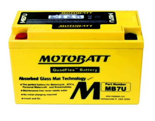 MOTOBATT 12V 6.5Ah 100A MB7U
